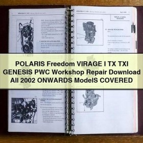 POLARIS Freedom VIRAGE I TX TXI GENESIS PWC Workshop Repair All 2002 ONWARDS ModelS COVERED