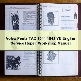Manual de Servicio y Reparación del Motor Volvo Penta TAD 1641/1642 VE