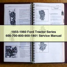 Manual de Reparación y Servicio para Tractores Ford Serie 600-700-800-900-1801 (1955-1960)