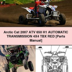Arctic Cat 2007 ATV 650 H1 Automatic Transmission 4X4 TBX RED [Parts Manual]