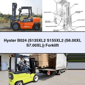 Montacargas Hyster B024 (S135XL2, S155XL2, S6.00XL, S7.00XL)
