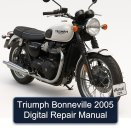 Triumph Bonneville 2005 Digital Repair Manual