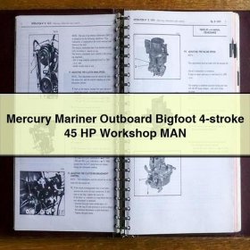 Mercury Mariner Outboard Bigfoot 4-stroke 45 HP Workshop MAN