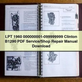 Manual de Reparación y Servicio Clinton B1290 PDF