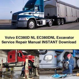 Volvo EC380D NL EC380DNL Excavator Manual de servicio y reparación