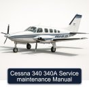 Cessna 340 340A Service maintenance Manual