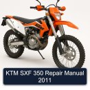 KTM SXF 350 Repair Manual 2011