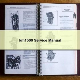 km1500 Manual de servicio y reparación