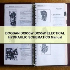 Manual de Esquemas Eléctricos e Hidráulicos DOOSAN DX055W DX55W