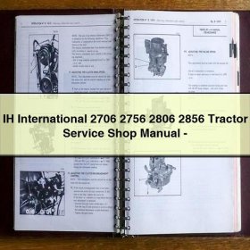 Manual de Servicio del Tractor IH International 2706/2756/2806/2856 (PDF)