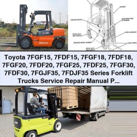 Manual de Servicio y Reparación para Montacargas Toyota Serie 7FGF/7FDF