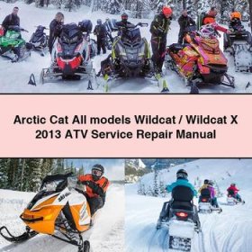 Arctic Cat All models Wildcat/Wildcat X 2013 ATV Manual de servicio y reparación