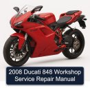 2008 Ducati 848 Workshop Service Repair Manual