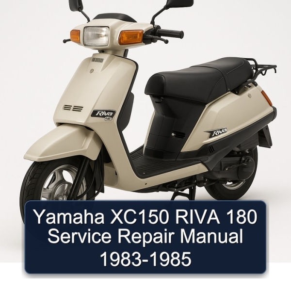 Yamaha XC150 RIVA 180 Service Repair Manual 1983-1985