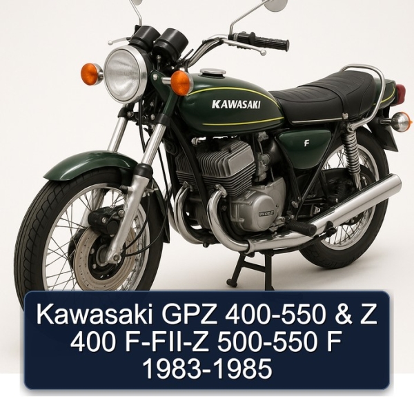 Kawasaki GPZ 400-550 & Z 400 F-FII-Z 500-550 F 1983-1985