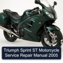 Triumph Sprint ST Motorcycle Service Repair Manual 2005