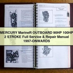 MERCURY Mariner OUTBOARD 90HP 100HP 2 STROKE Full Manual de servicio y reparación 1997-ONWARDS