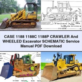 Manual de Servicio de la Excavadora CASE 1188, 1188C, 1188P (Orugas y Ruedas) - PDF