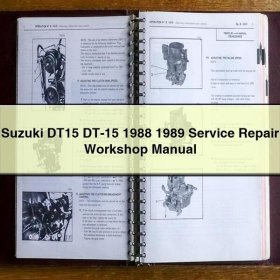 Suzuki DT15 DT-15 1988 1989 Service Repair Workshop Manual