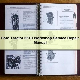 Ford Tractor 6610 Workshop Manual de servicio y reparación
