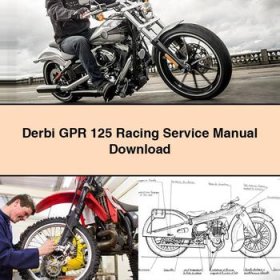 Derbi GPR 125 Racing Manual de servicio y reparación