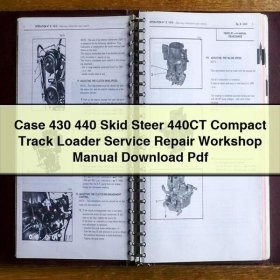 Manual de Servicio y Reparación para Cargadoras Compactas Case 430, 440 y 440CT