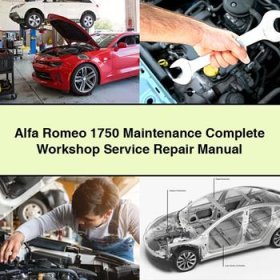 Alfa Romeo 1750 Maintenance Manual completo de servicio y reparación del taller