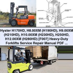 Manual de Servicio y Reparación de Montacargas Hyster H170HD-H280HD