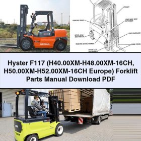 Manual de Partes de Montacargas Hyster F117 (Europa)