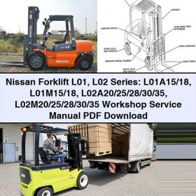 Manual de Servicio y Reparación para Montacargas Nissan Serie L01 y L02