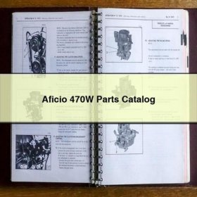 Catálogo de Piezas Aficio 470W