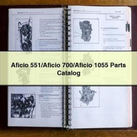 Catálogo de Piezas Aficio 551/700/1055