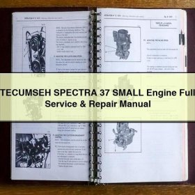 Manual de Servicio y Reparación Completo para Motor Pequeño TECUMSEH SPECTRA 37