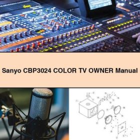 Sanyo CBP3024 Color TV Owner Manual