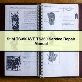 Stihl TS350AVE TS360 Manual de servicio y reparación PDF Download