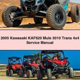 2005 Kawasaki KAF620 Mule 3010 Trans 4x4 Manual de servicio y reparación