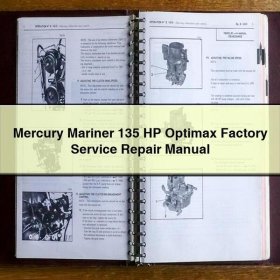 Mercury Mariner 135 HP Optimax Factory Manual de servicio y reparación
