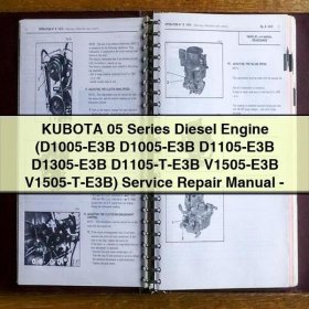 Kubota 05-Serie Dieselmotor - Service- und Reparaturhandbuch (PDF)