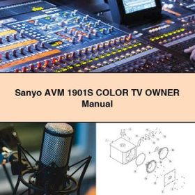 Sanyo AVM 1901S Color TV Owner Manual