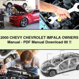 2000 CHEVY Chevrolet IMPALA Owners Manual-PDF Manual 00