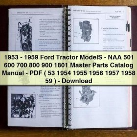 Catálogo de Partes Maestras - Tractor Ford Modelo S-NAA 501, 600, 700, 800, 900, 1801 (1953-1959) - PDF