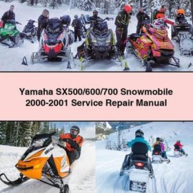 Manual de Servicio y Reparación Yamaha SX500/600/700 (2000-2001) - PDF