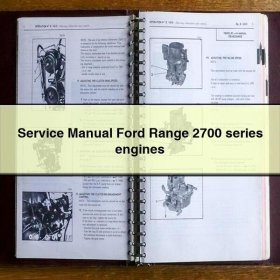 Manual de servicio y reparación Ford Range 2700 series engines