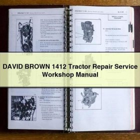 Manual de Reparación Taller Tractor David Brown 1412 (PDF)