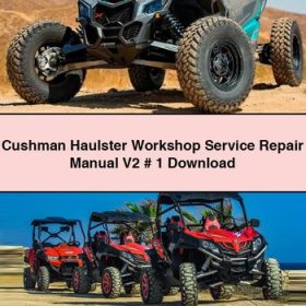Cushman Haulster Workshop Manual de servicio y reparación V2 # 1