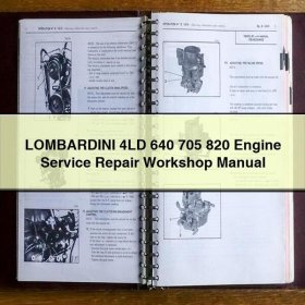 Manual de Reparación y Servicio del Motor LOMBARDINI 4LD 640 705 820