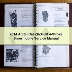 Manual de Servicio Arctic Cat ZR/XF/M 4 Tiempos 2014 (PDF)