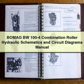 Manual de Esquemas Hidráulicos y Diagramas de Circuito para Rodillo Combinado BOMAG BW 100-4 (PDF)