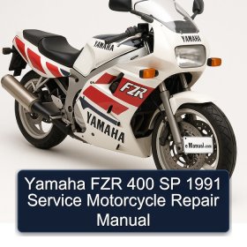 Yamaha FZR 400 SP 1991 Service Motorcycle Repair Manual