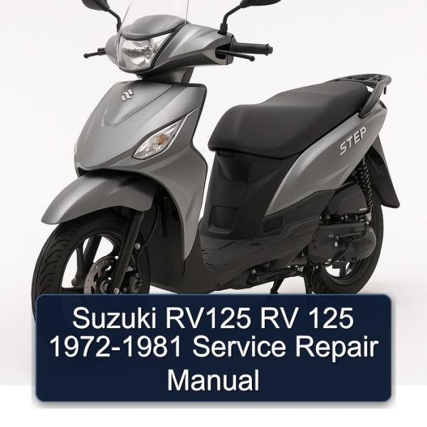 Suzuki RV125 RV 125 1972-1981 Service Repair Manual